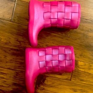 Pink Rain/snow boots